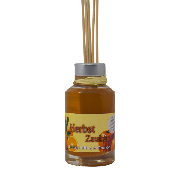 Herbst Zauber - Kürbis trifft auf Orange raumduft-flasche-100ml