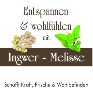 Ingwer Melisse – Schafft Kraft, Frische und Wohlbefinden